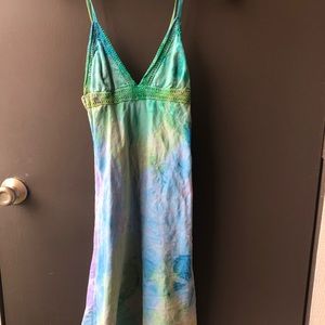 Tie- dye casual dress 🌈